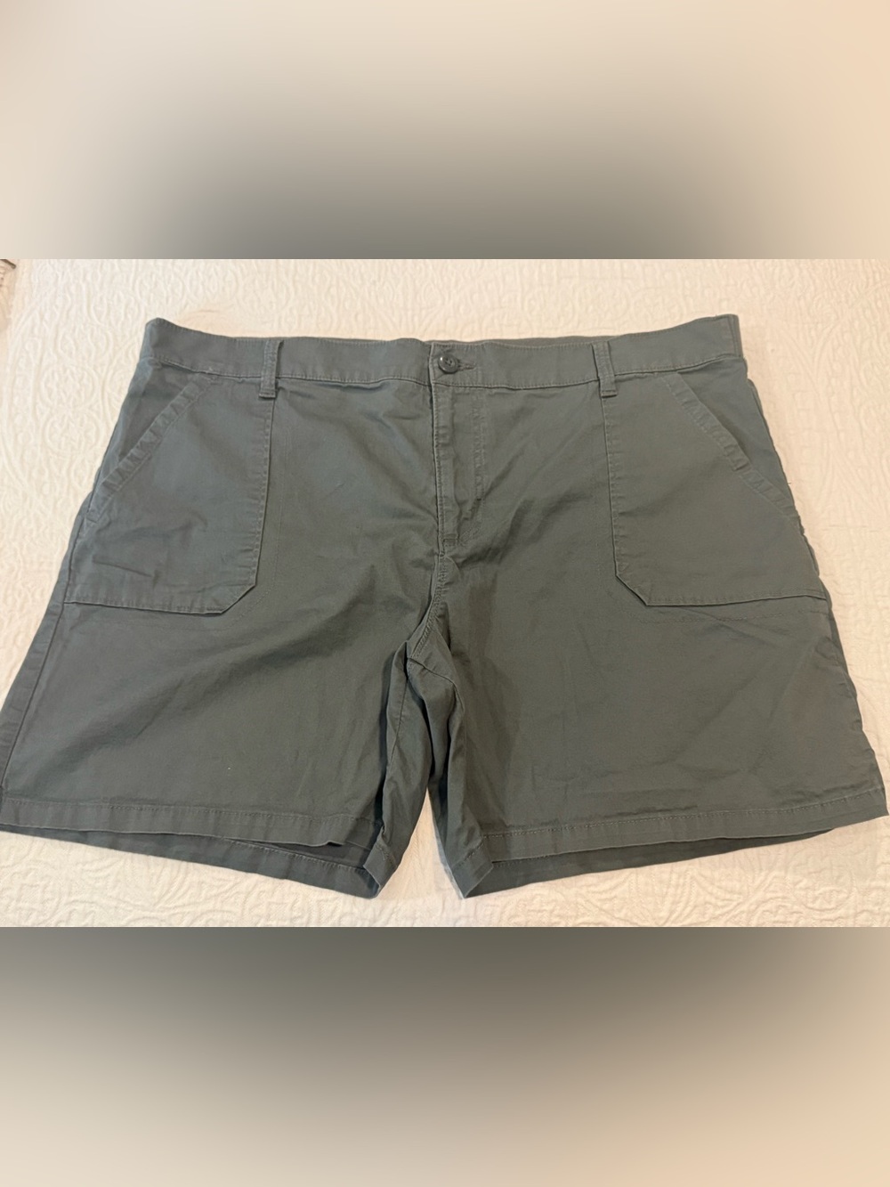 Lee moss green casual shorts 22